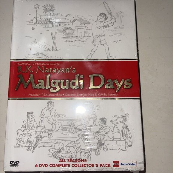 MALGUDI DAYS - ALL 4 SEASONS 6 DVD COMPLETE COLLECTOR'S PACK - ENGLISH SUBTITLES - Picture 1 of 9
